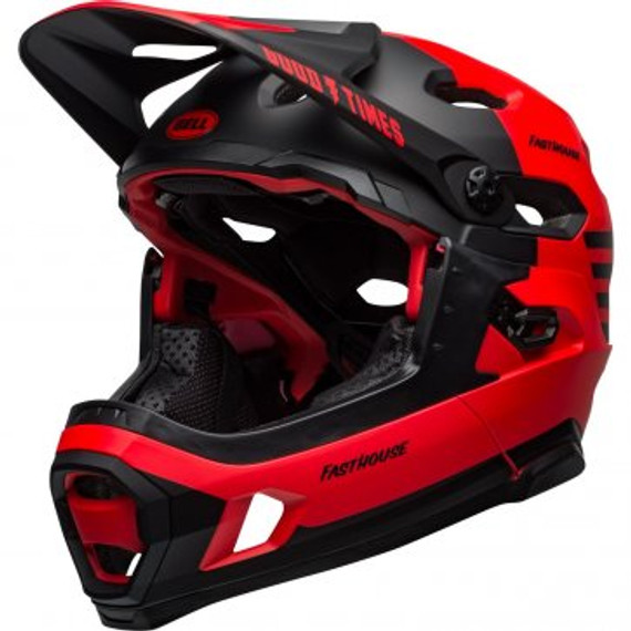 Bell Super DH Spherical Mtb Helmet - Black/Red
