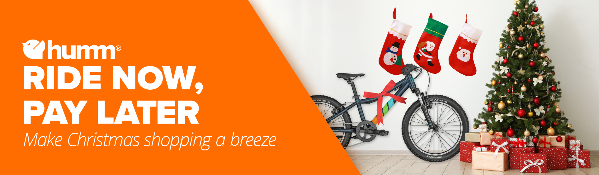 Make your Christmas shopping easier at Eurocyles Ireland's bike shop with Humm Finance.