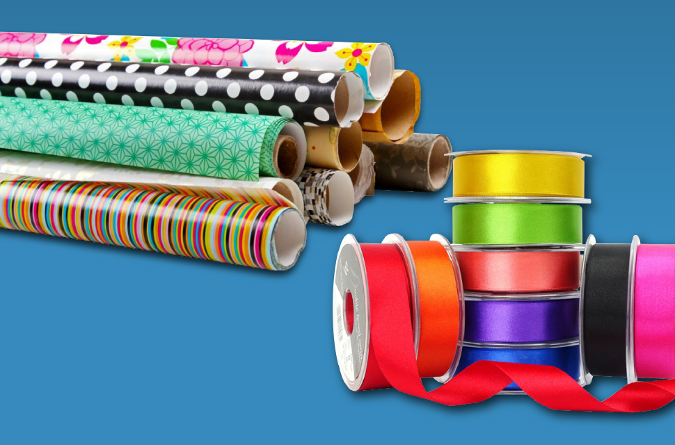 Image of gift wrapping supplies - Eurocycles Ireland