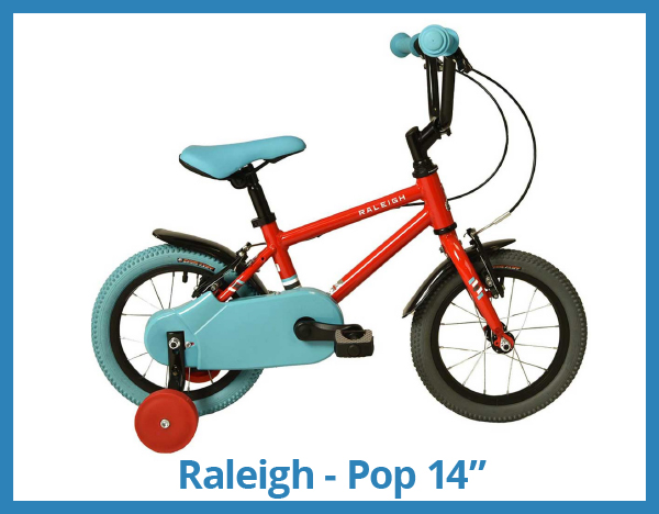 Raleigh Pop 14" boys bike for sale at Eurocycles