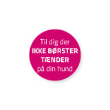 VeggieDent klistermærker/ Til dig der.../ A4-Ark m. 48 etik.