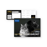 HPM Bonuskort Hund-Kat ( 3 Sproget)