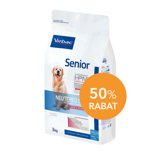 HPM Senior Dog Neut L & M 3 x 3 kg