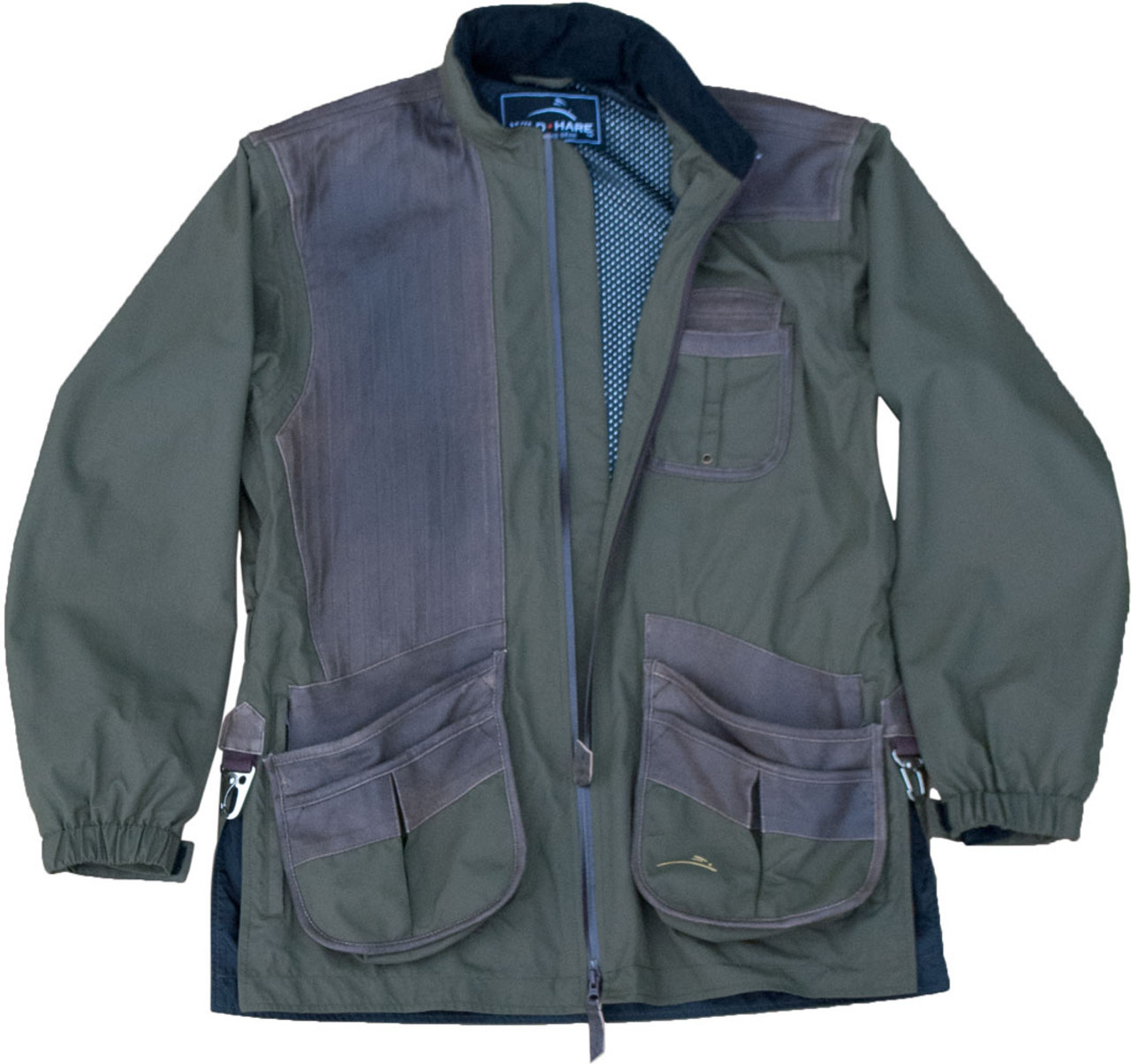 Wild Hare Hydro-Elite Waterproof Shooting Jacket - Olive w/ Brown