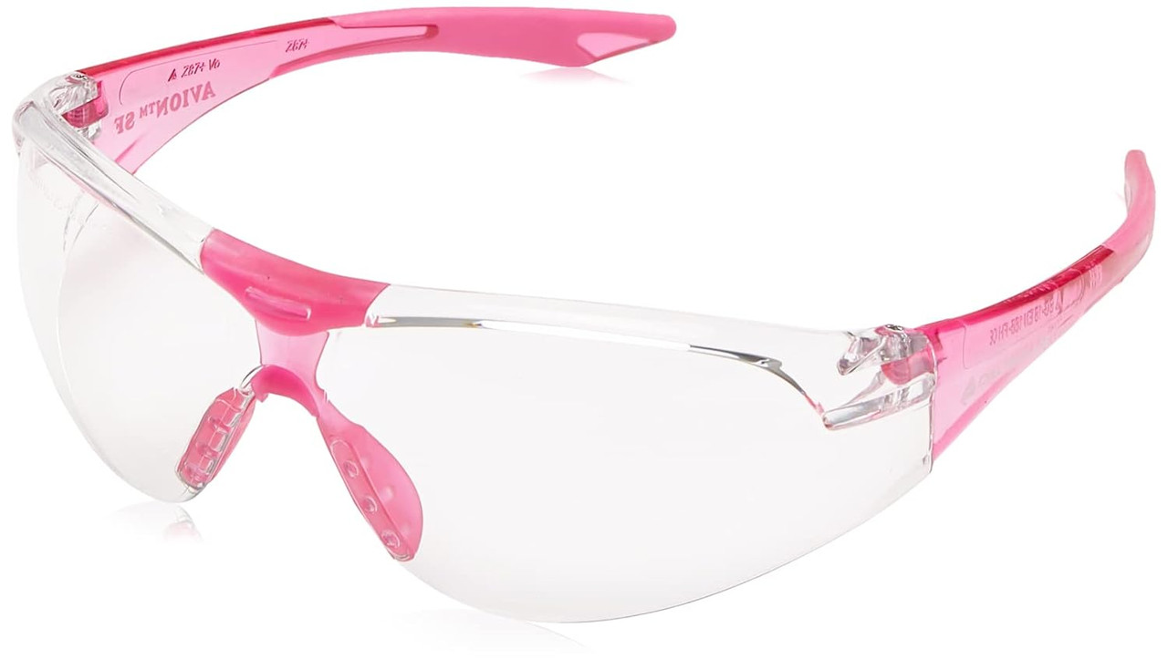 Women's Slim-Fit Ballistic Shooting Glasses, Pink - ShockEater