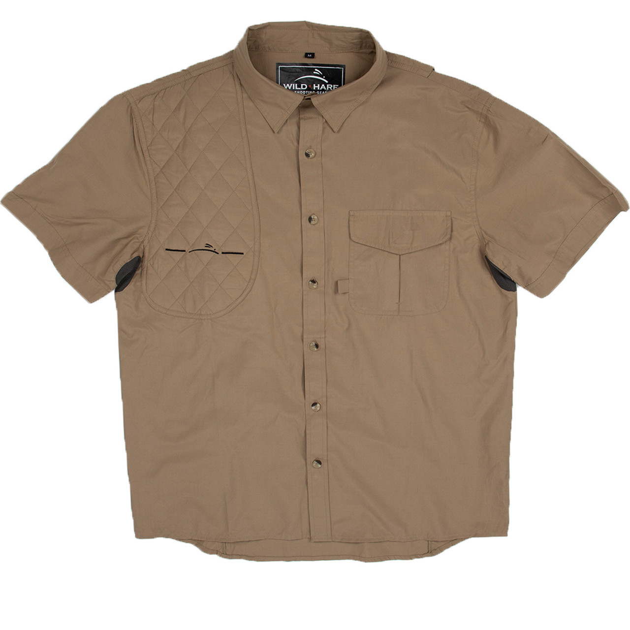 Wild Hare Button Up Short Sleeve Shooting Shirt - ShockEater