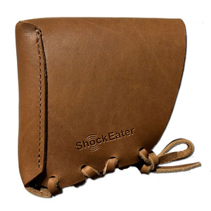 ShockEater Leather Slip-On Recoil Pad Kit, Saddle Brown ShockEater Leather Slip-On Recoil Pad Kit, Saddle Brown