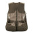 Browning Men's Summit Shooting Vest, Chocolate -Taupe
