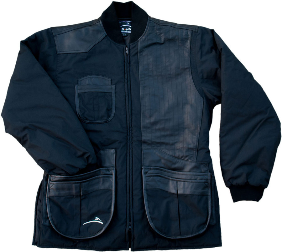 Wild Hare Cold Weather Coat - Black Leather - Gamp Sports