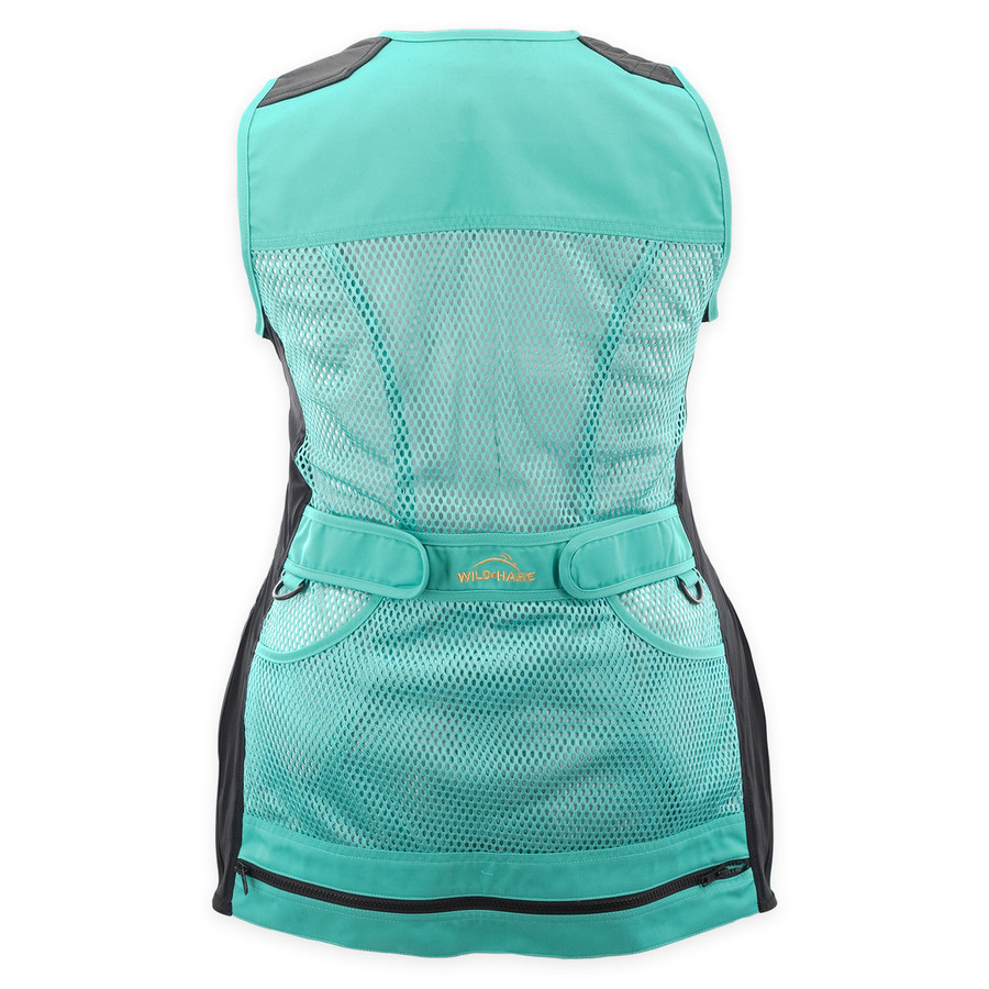 Wild Hare Women's Perfect Fit Mesh Vest - Turquoise and Black