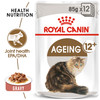 Royal Canin Ageing 12+ in Gravy Wet Cat Food Pouches