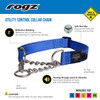 Rogz Obedience Dog Collar Blue DEsc