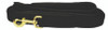 Flat Nylon Dog Recall Lead Black
