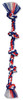 Flossy Chews Five Knot Tug Dog Toy