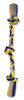 Flossy Chews Three Knot Tug Dog Toy