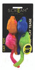 Scream Multi-Coloured Mice Cat Toy