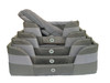 Bono Fido Stay Dry Basket Dog Bed Khaki
