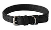 Rogz Genuine Leather Buckle Collar Black