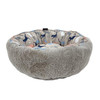 La Doggie Vita Catisse Taupe Donut Cat Bed