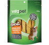 VitaPet Rawhide Barrels Chicken Liver Dog Treats Front