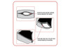 La Doggie Vita Luxe Trim Charcoal High Side Dog Bed