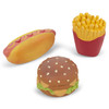 Kazoo Latex Fast Foodies Mini Dog Toy Assorted