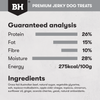 Black Hawk Beef Jerky Straps Dog Treats analysis