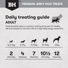 Black Hawk Beef Jerky Sticks Dog Treats feed guide