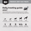 Black Hawk Chicken Jerky Straps Dog Treats feed guide