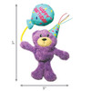 KONG Occasions Birthday Teddy Cat Toy