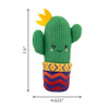 KONG Wrangler Cactus Cat Toy size