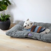 Kazoo Storm Pillow Dog Bed Grey