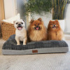 Kazoo Dark Cloud Comfort Dog Bed Grey/Black