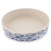 Beco Gone Fishing Printed Bamboo Cat Bowl