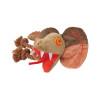 La Doggie Vita Livid Lizard Rope & Plush Dog Toy With Squeaker