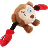 GIGwi Rock Zoo King Monkey Boxer Plush Dog Toy