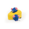 ZippyClaws Burrow Mice n' Cheese Cat Toy