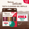 Tropiclean Enticers Dog Teeth Cleaning Gel Refills for KONG Dental Ball