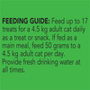 Temptations Cat Treats Mix ups Chicken, Catnip and Cheddar feeding guide