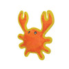 Tuffy Duraforce Toy Crab Tiger Orange/Yellow