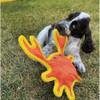 Tuffy Duraforce Toy Crab Tiger Orange/Yellow