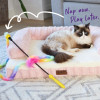 Kazoo Fluffy Rainbow Tail Cat Toy