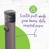 Kazoo Cat Scratch Post Charcoal