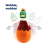 GIGwi Egg Wobble Fun Brown Duck Dog Toy