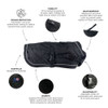 Huskimo Summit Pro Dog Coat Dark Sky