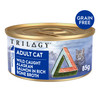 Trilogy Salmon in Bone Broth Adult Wet Cat 85g Food Tin - Front