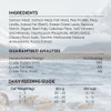 Trilogy Salmon & Freeze Dried Lamb Dry Cat Food Bag Ingredient List and Feeding Guide