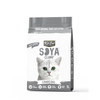 Front view of a bag of 7L Kit Cat Charcoal Soybean Clumping Cat Litter