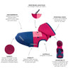 Huskimo Snowparka Hot Pink Dog Coat