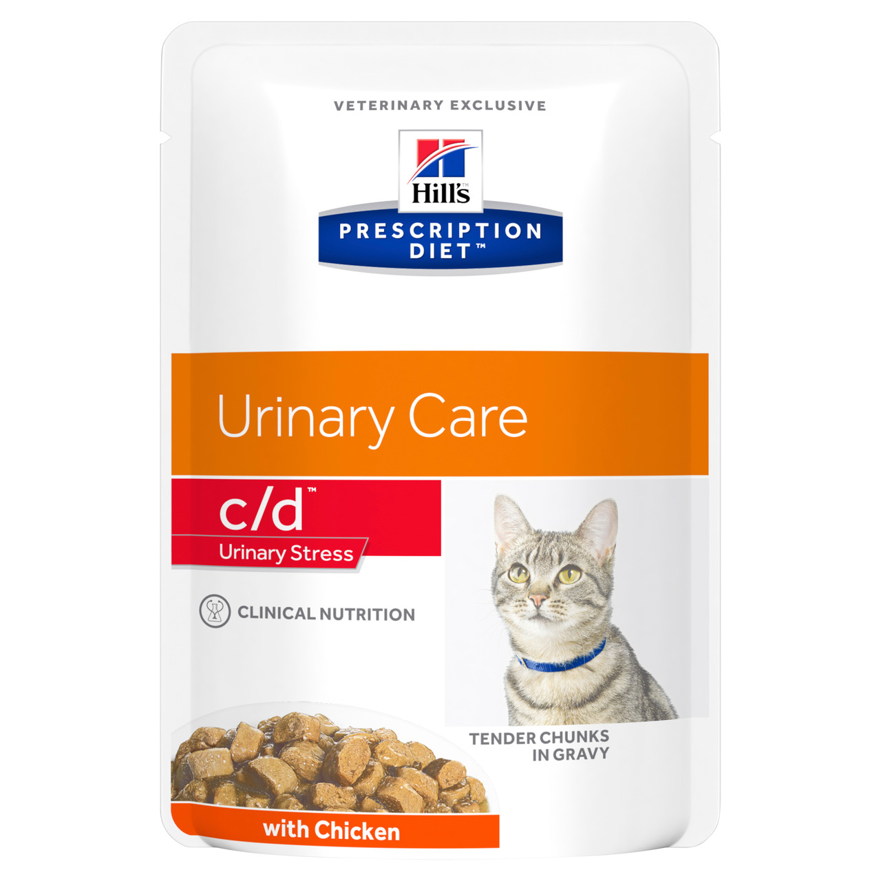 Hill's Prescription Diet c/d Urinary Stress Wet Cat Pouch